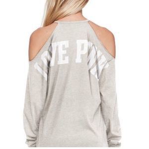 Pink top (cold shoulder)